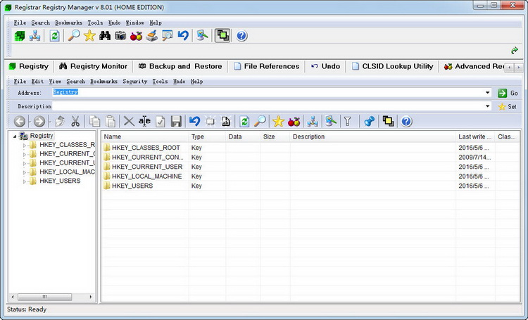 Registrar Registry Manager(注册表编辑工具)