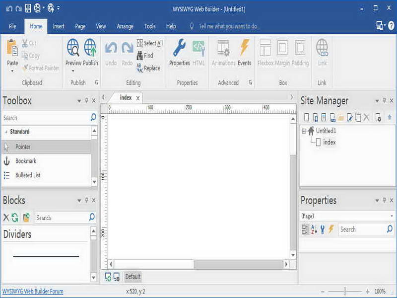 WYSIWYG Web Builder (网页生成工具)