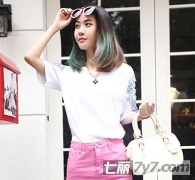<em>圆脸</em>女生首选<em>发型</em> 时尚中分俏丽<em>短发发型</em>-<em>圆脸</em>