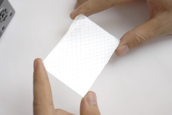 自制滤镜:小刀刻画透明塑料片制作星芒镜-其他
