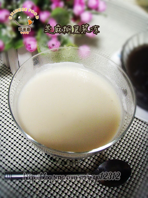 芝麻糊豆浆冻