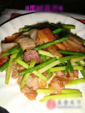 蒜苗炒腊肉