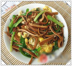 豆丝韭菜