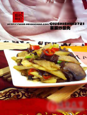 菜头炒腊肉