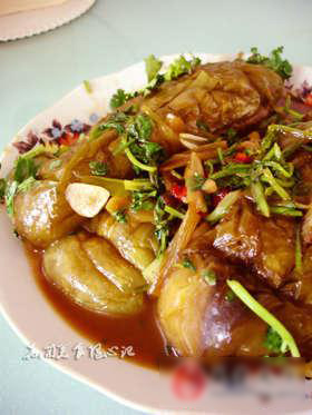 肉馅茄夹