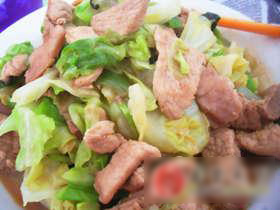 卷心菜炒肉片