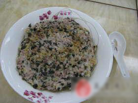 菜干肉饼