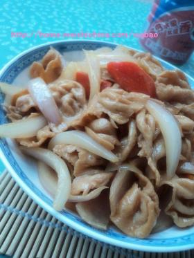 洋葱炒豆腐卷