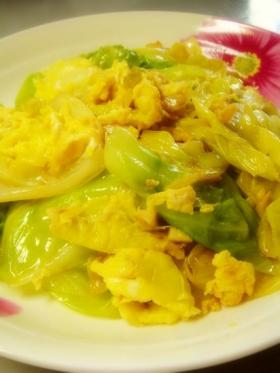 蛋香手撕包菜