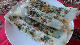 香煎韭菜虾米肠